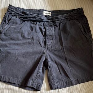 Taylor Stitch navy Flat Front Shorts